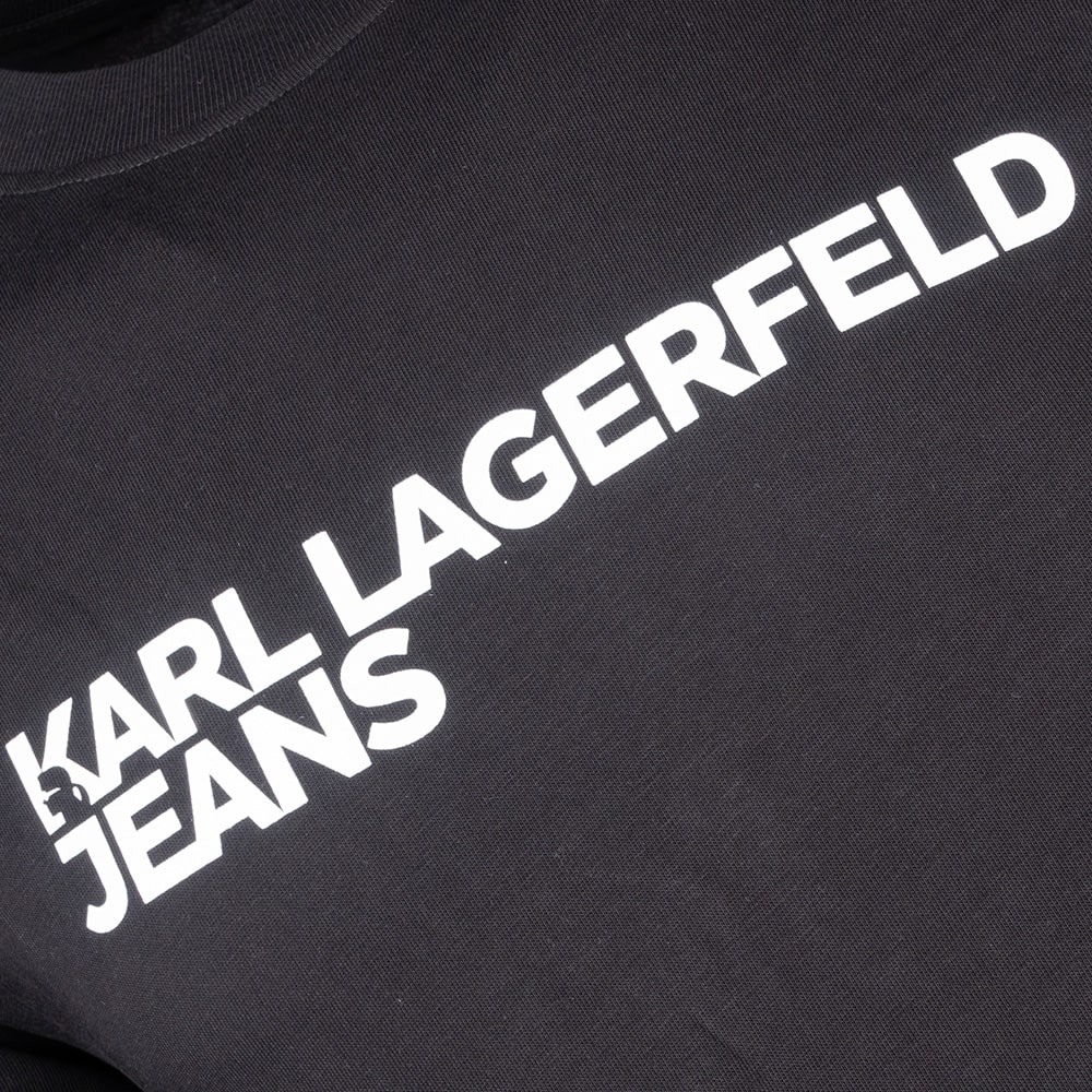 Karl Lagerfeld Μαύρο T-shirt C Neck - A1M17002
