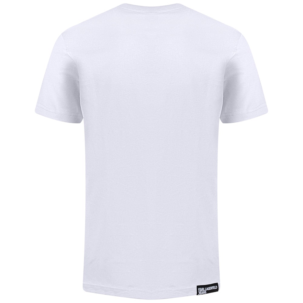Karl Lagerfeld Λευκό T-shirt C Neck - A1M17003