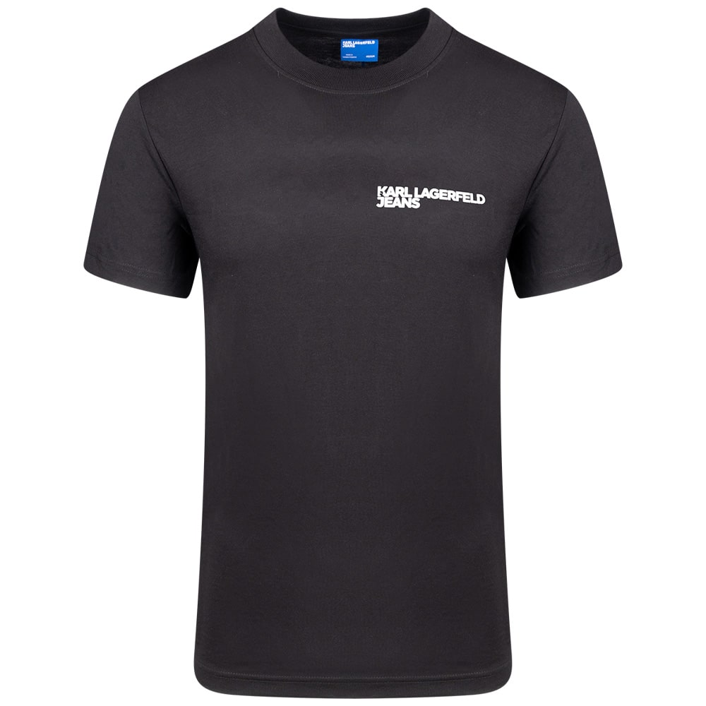 Karl Lagerfeld Μαύρο T-shirt C Neck - A1M17003