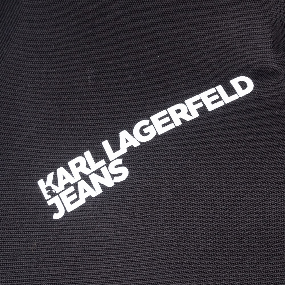 Karl Lagerfeld Μαύρο T-shirt C Neck - A1M17003