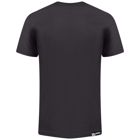 Karl Lagerfeld Μαύρο T-shirt C Neck - A1M17003
