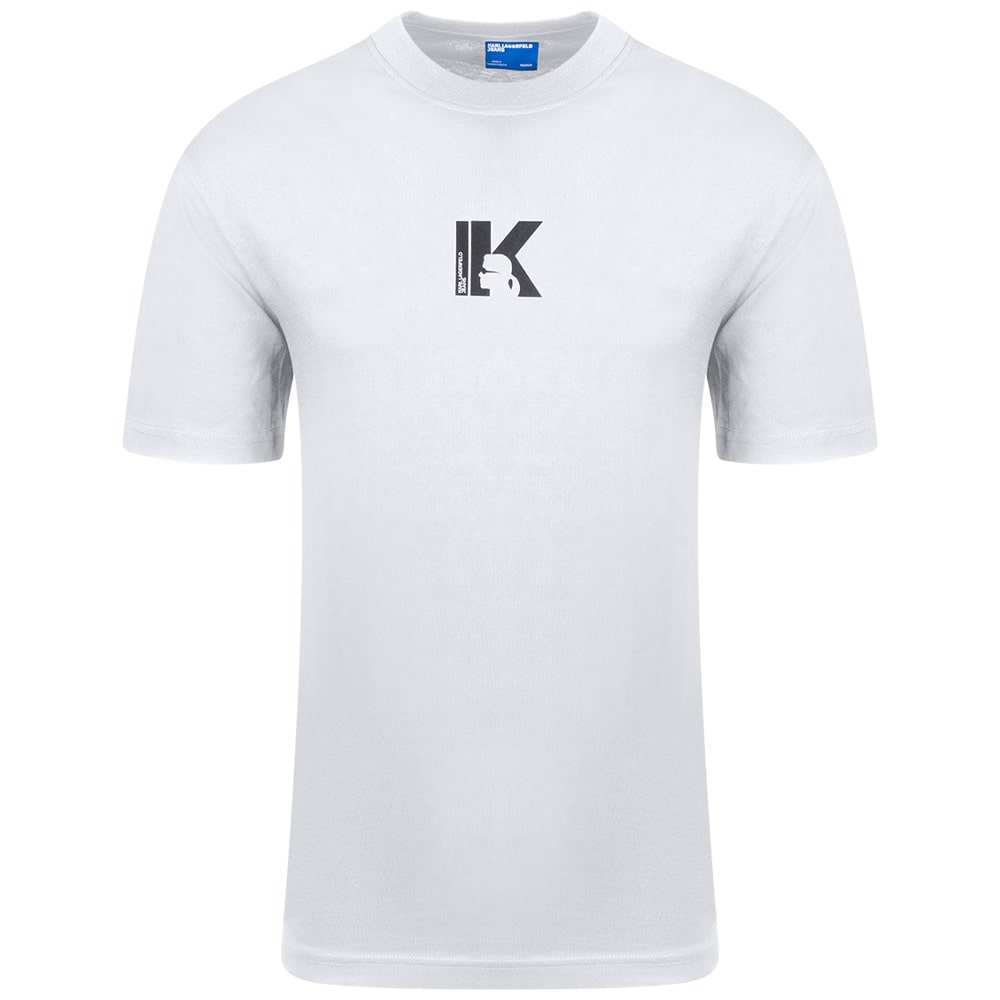 Karl Lagerfeld Λευκό T-shirt C Neck - A1M17044