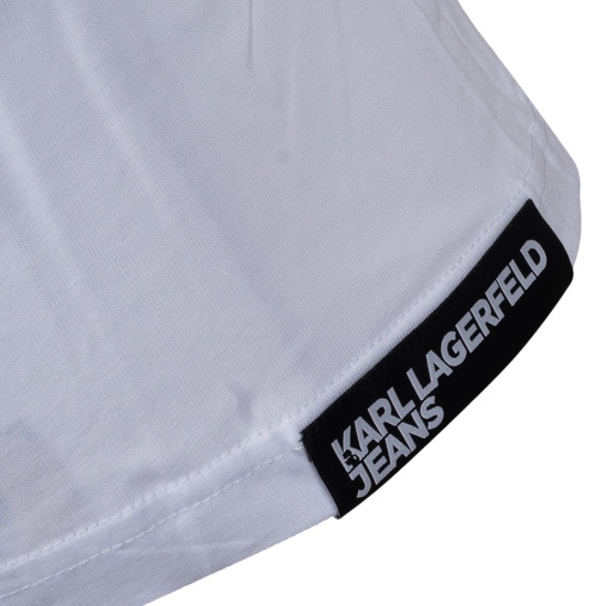 Karl Lagerfeld Λευκό T-shirt C Neck - A1M17044