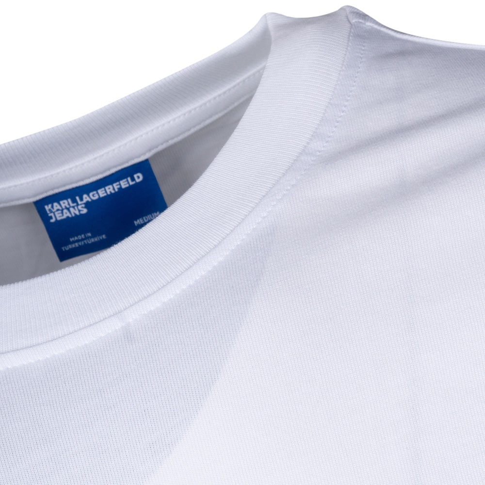 Karl Lagerfeld Λευκό T-shirt C Neck - A1M17044