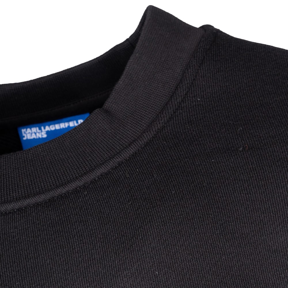 Karl Lagerfeld Μαύρο Φούτερ C Neck - A1M20001