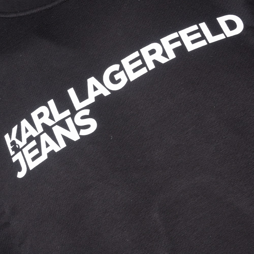 Karl Lagerfeld Μαύρο Φούτερ C Neck - A1M20001