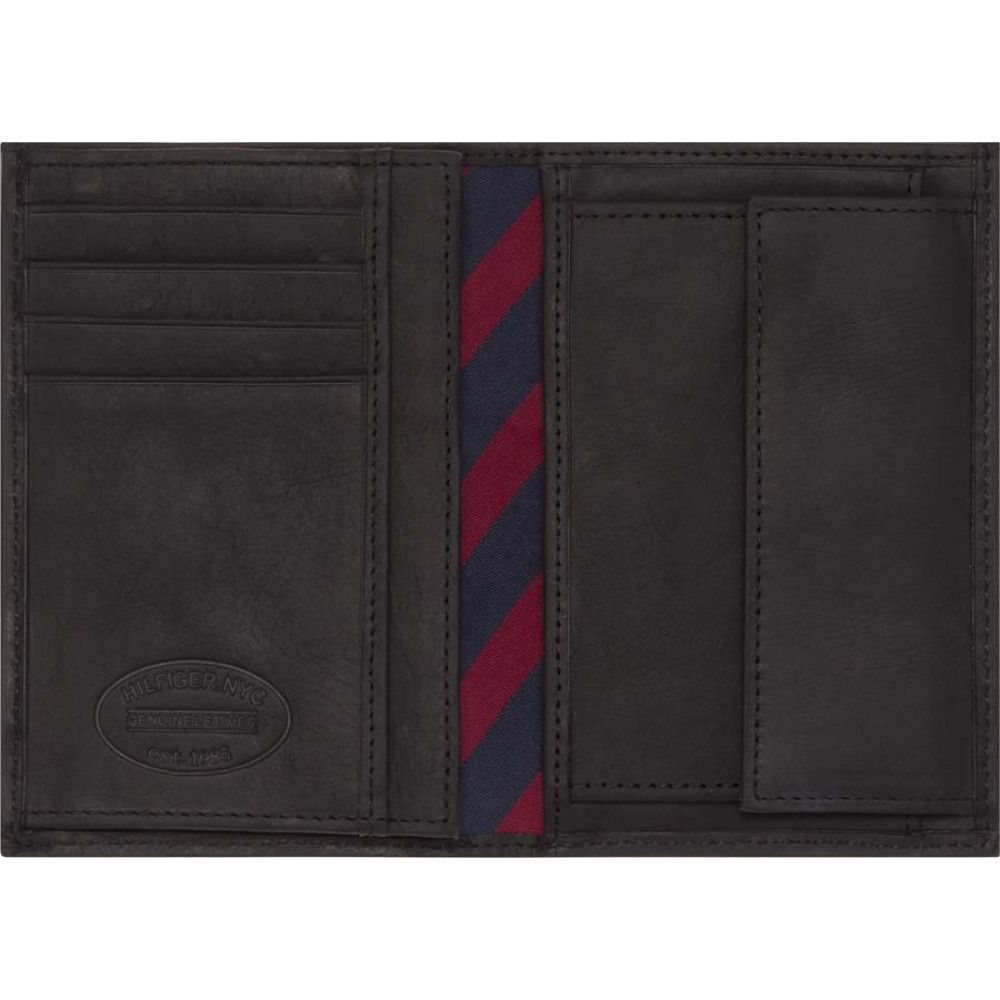 TOMMY HILFIGER Μαύρο Πορτοφόλι 100% Leather - AM0AM00664