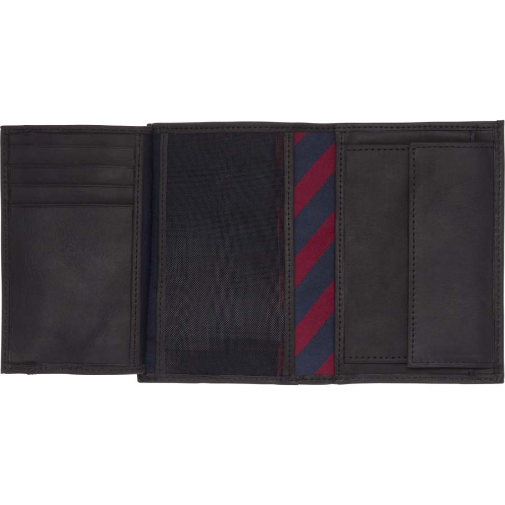 TOMMY HILFIGER Μαύρο Πορτοφόλι 100% Leather - AM0AM00664