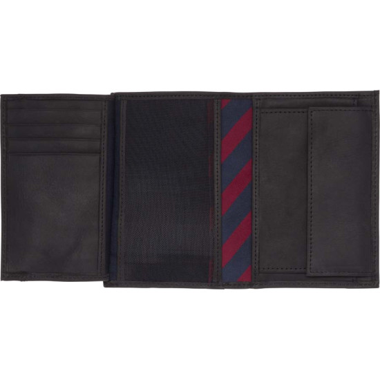 TOMMY HILFIGER Μαύρο Πορτοφόλι 100% Leather - AM0AM00664