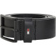 Tommy Hilfiger Μαύρη Ζώνη 100% Leather - AM0AM13016