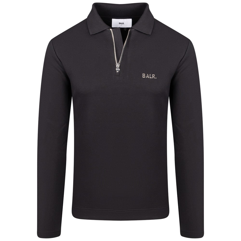 BALR Μαύρο Μακρυμάνικο polo - B1121.1007