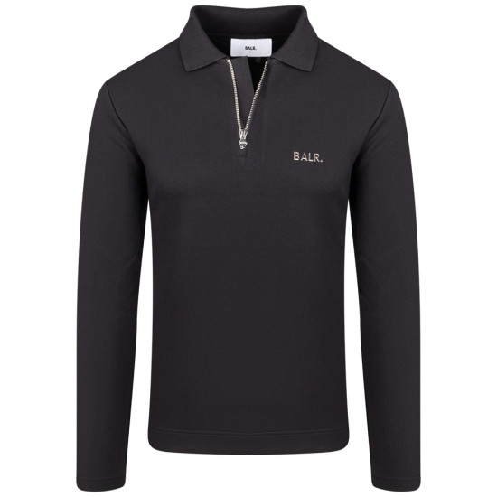 BALR Μαύρο Μακρυμάνικο polo - B1121.1007