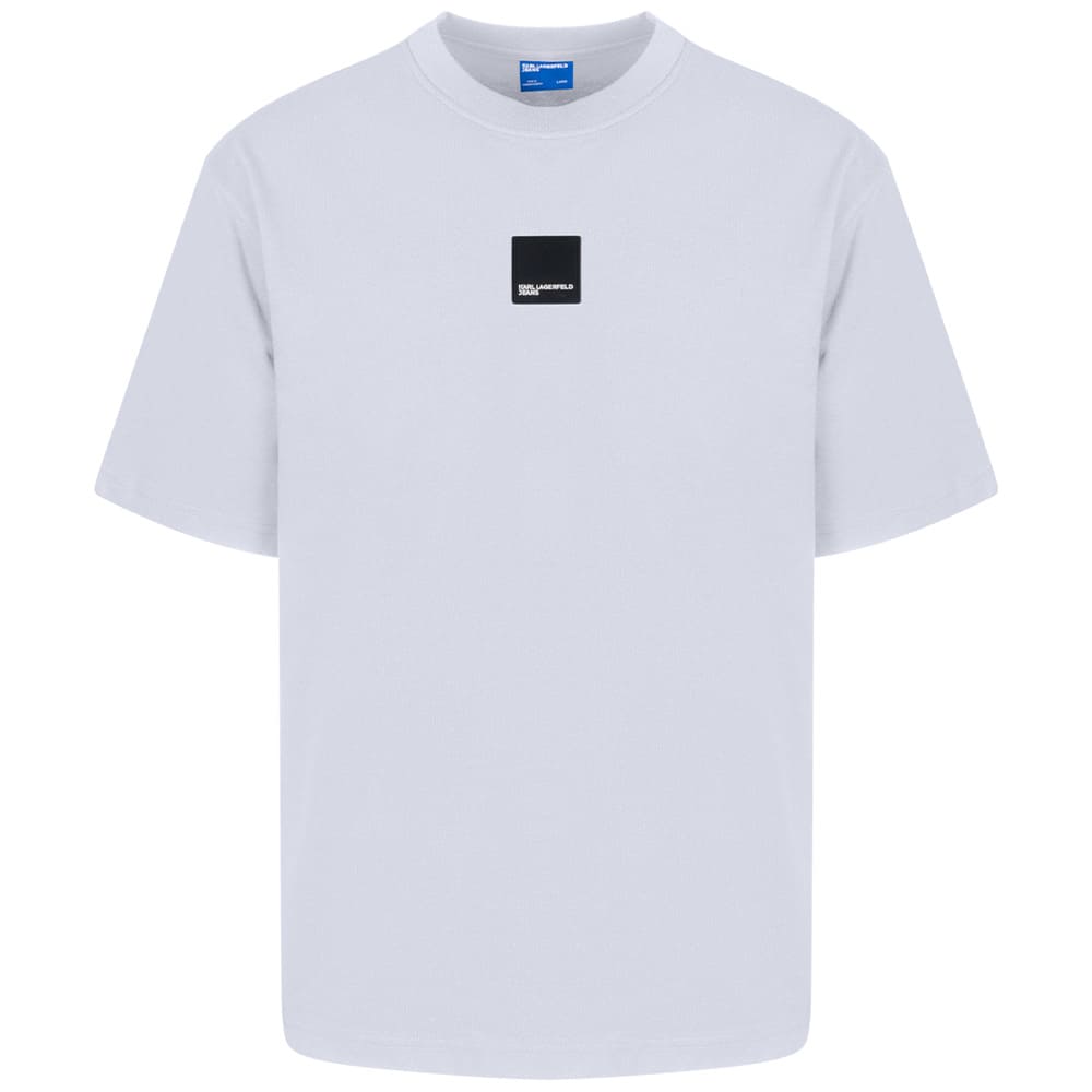 KARL JEANS Λευκό T-shirt C Neck - B2M17048