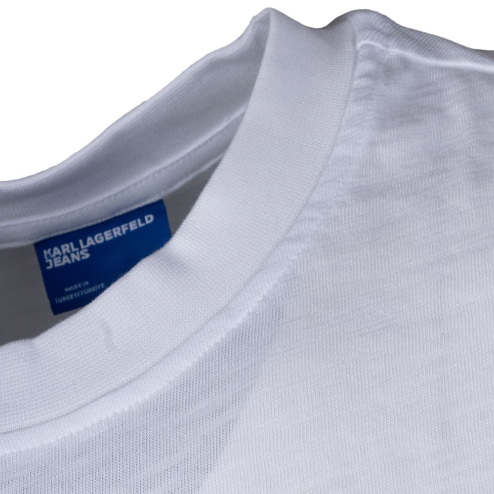 KARL JEANS Λευκό T-shirt C Neck - B2M17048