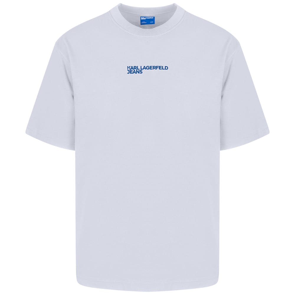KARL JEANS Λευκό T-shirt C Neck - B2M17072