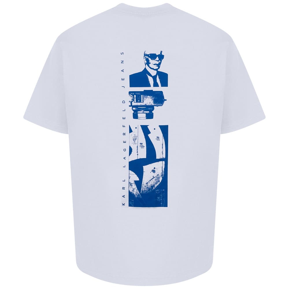 KARL JEANS Λευκό T-shirt C Neck - B2M17072