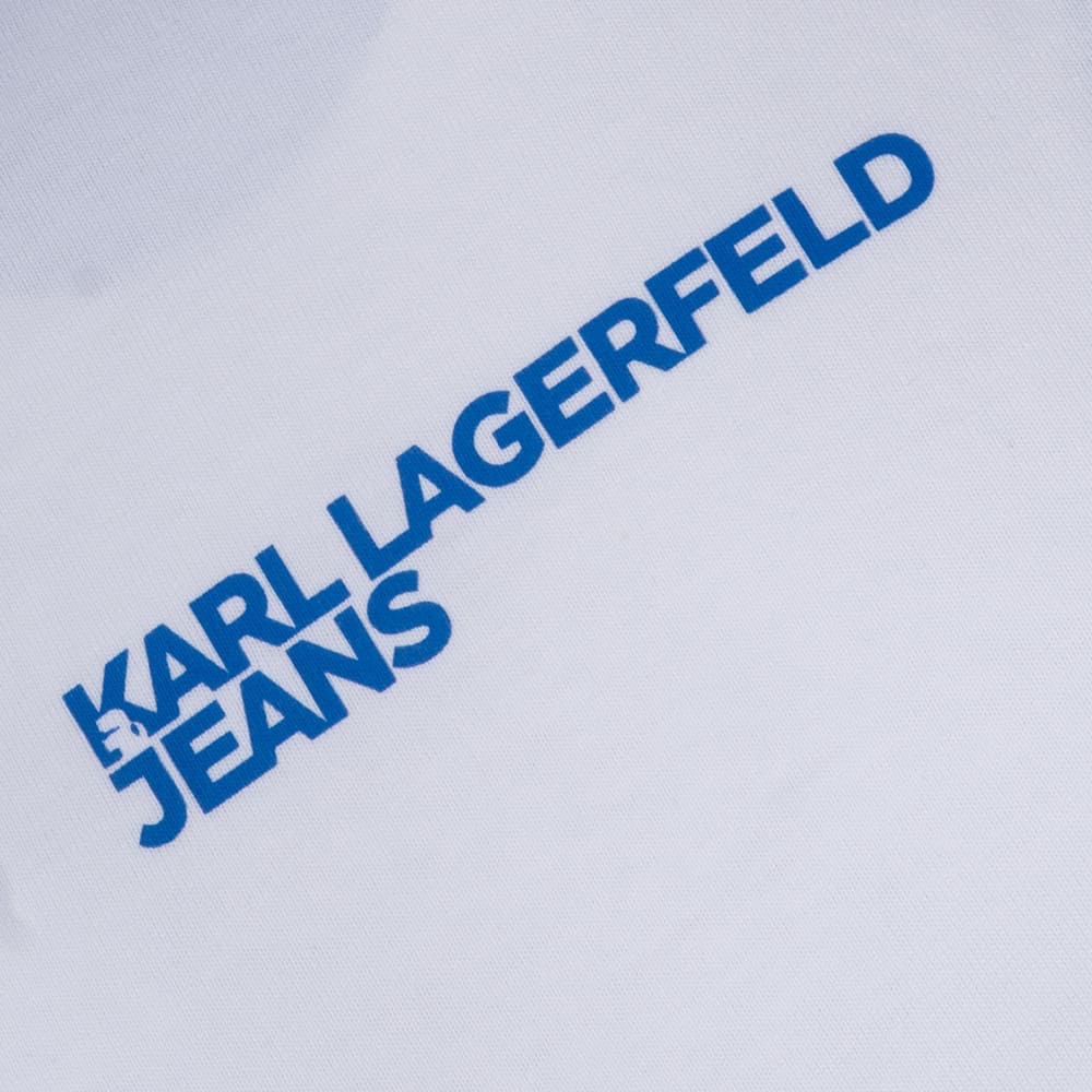 KARL JEANS Λευκό T-shirt C Neck - B2M17072
