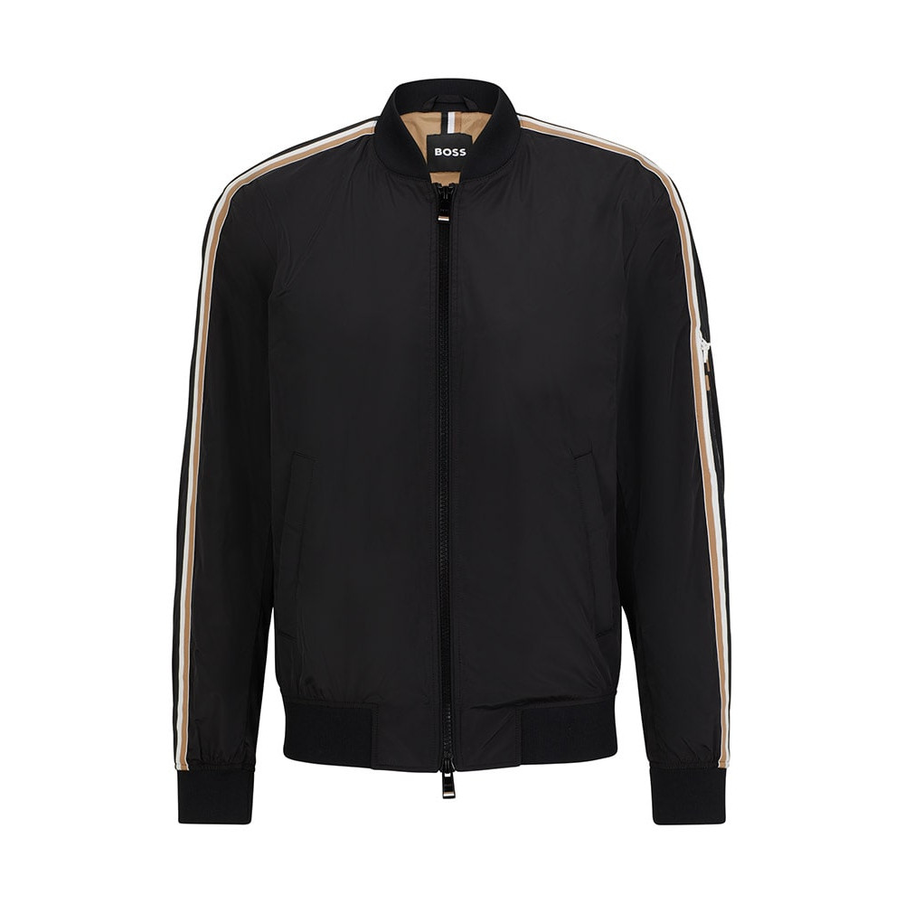 Boss Μαύρο lightweight Bomber Jacket Coltrane - 50493675 