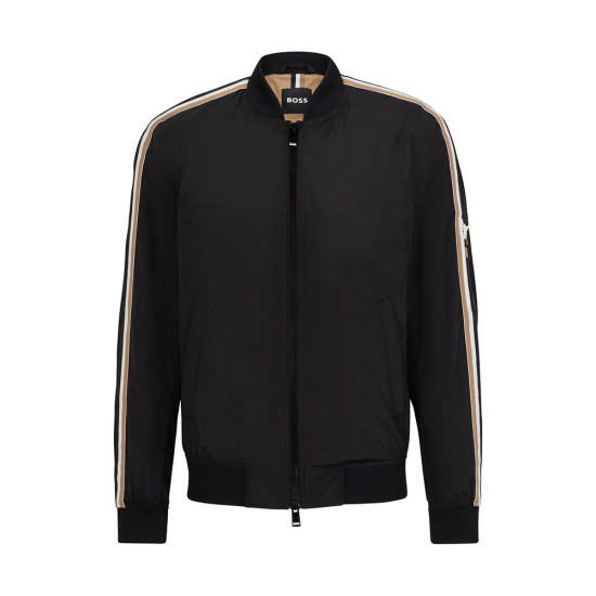 Boss Μαύρο lightweight Bomber Jacket Coltrane - 50493675 