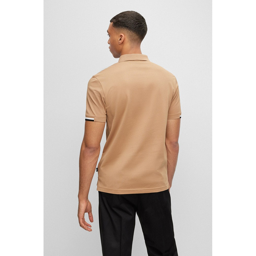 Boss Μπεζ Κοντομάνικο polo - 50467113