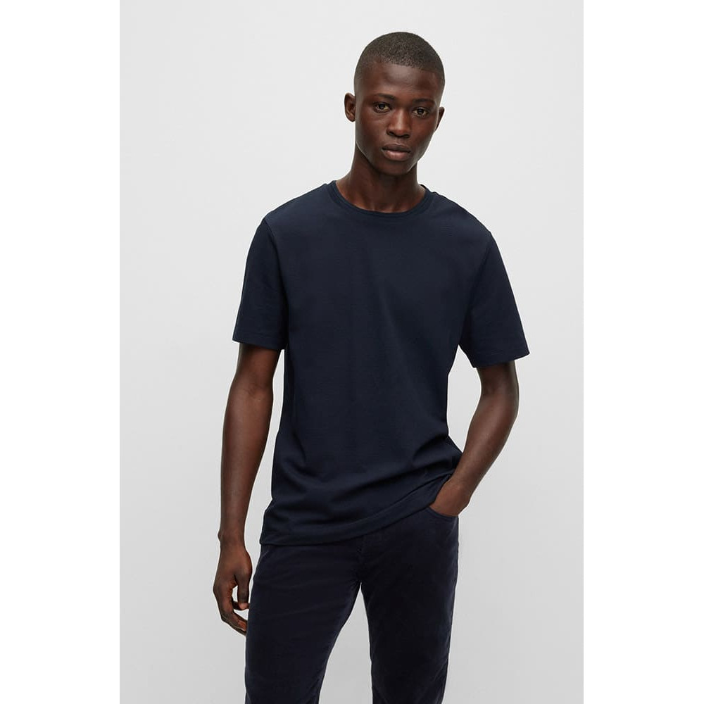 Boss Μπλε Σκούρο T-shirt C Neck - 50452680