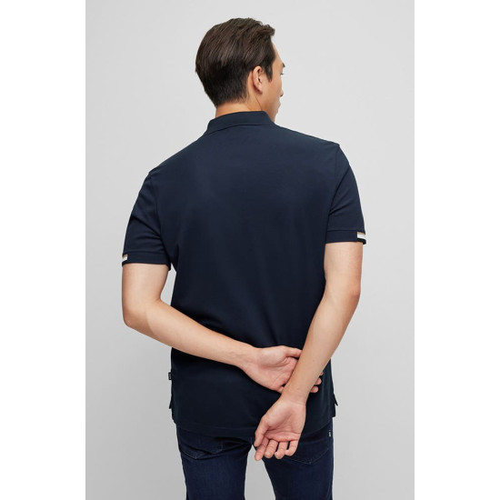 Boss Σκούρο Μπλε Κοντομάνικο polo - 50467113