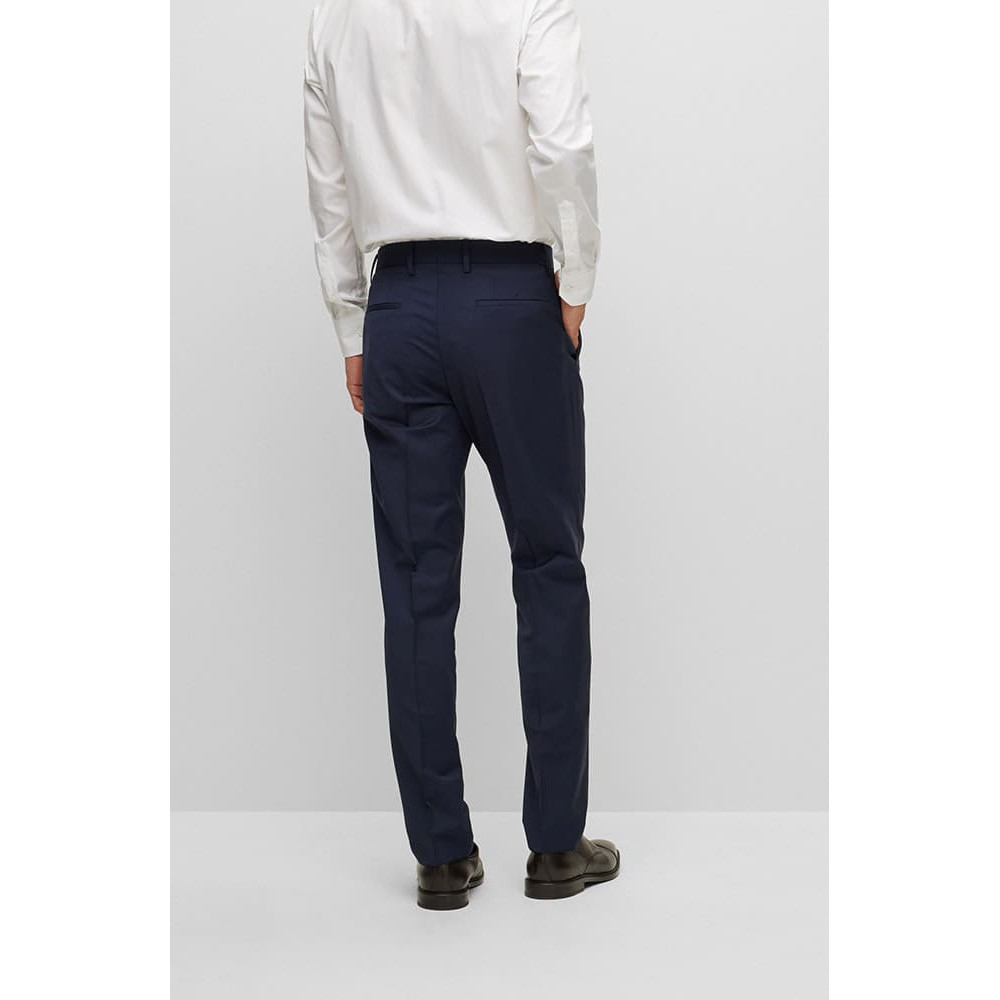 Boss Μπλε Σκούρο Παντελόνι Formal - 50482735
