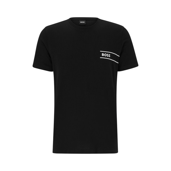 Boss Εσώρουχο TShirtRN 100% Cotton 50489442 Μαύρο