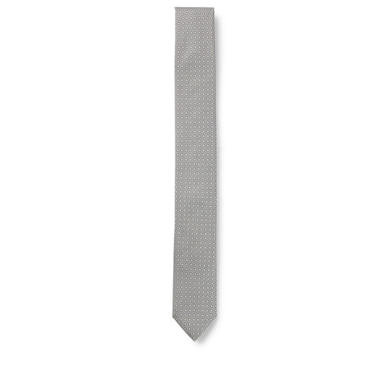 Boss Γκρι Γραβάτα 100% Silk - 50492163