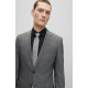 Boss Γκρι Γραβάτα 100% Silk - 50492163