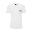 Boss Εσώρουχο TShirtRN 100% Cotton 50489442 Λευκό
