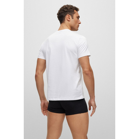 Boss Εσώρουχο TShirtRN 100% Cotton 50489442 Λευκό
