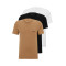 Boss Εσώρουχο TShirtRN 100% Cotton 50475286 Μπεζ, Μαύρο, Λευκό