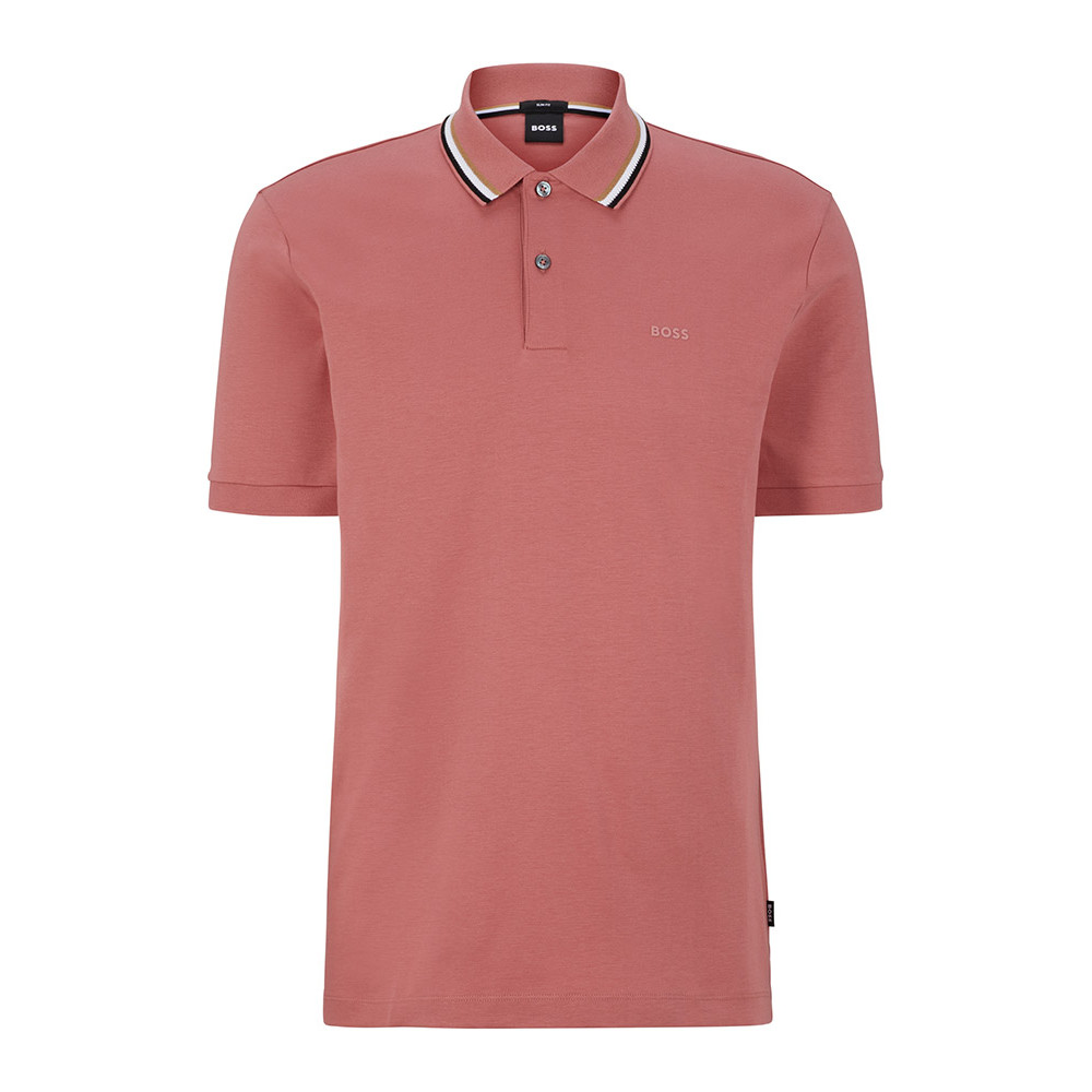 Boss Ροζ Ανοιχτό Κοντομάνικο polo - 50469360