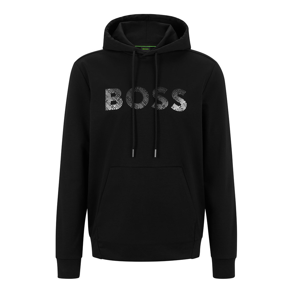 Boss Μαύρο Hoodie Soody Mirror - 50486853