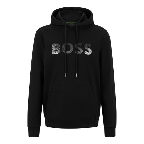 Boss Μαύρο Hoodie Soody Mirror - 50486853