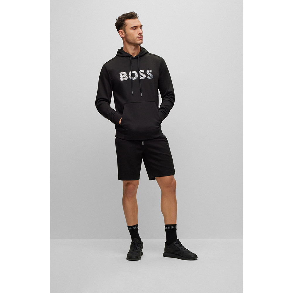 Boss Μαύρο Hoodie Soody Mirror - 50486853