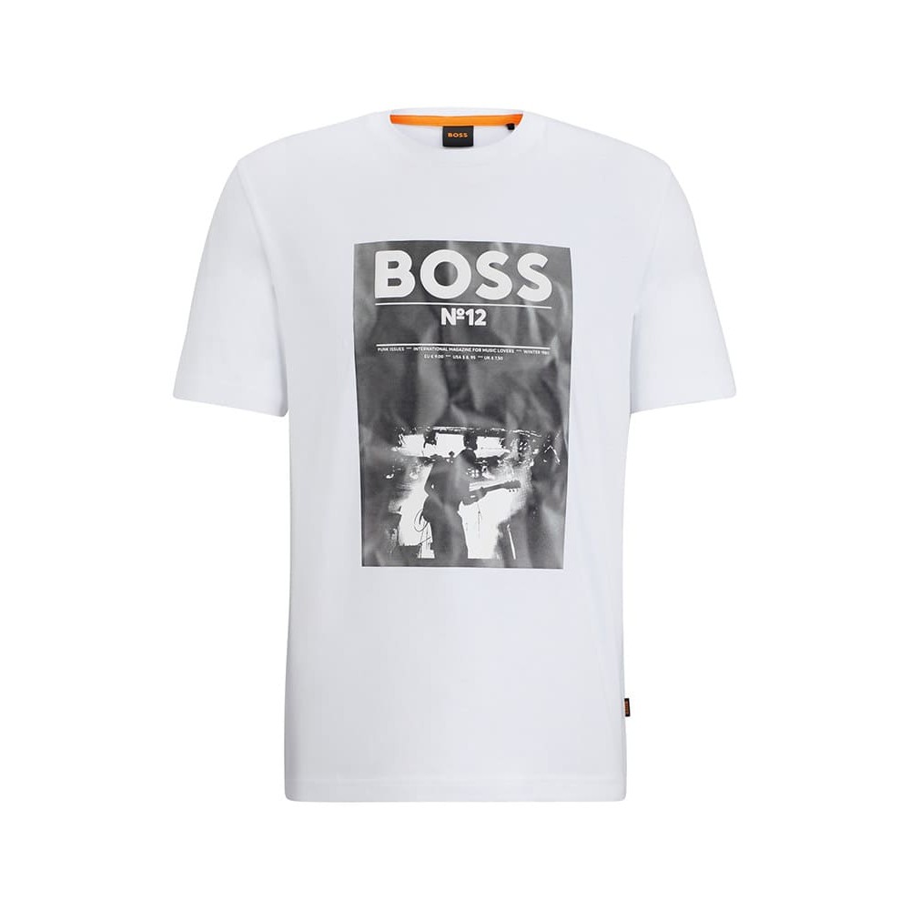 Boss Λευκό T-shirt C Neck - 50515829