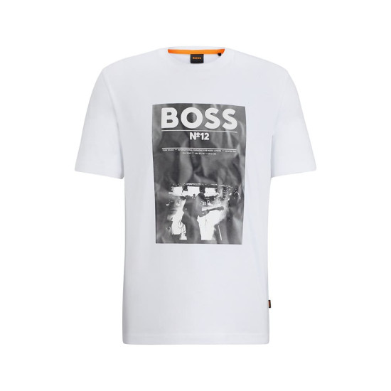 Boss Λευκό T-shirt C Neck - 50515829