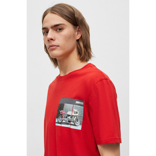 Boss Κόκκινο T-shirt - 50495741