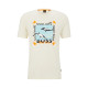 Boss Εκρού T-shirt - 50491716