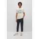 Boss Εκρού T-shirt - 50491716