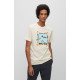Boss Εκρού T-shirt - 50491716