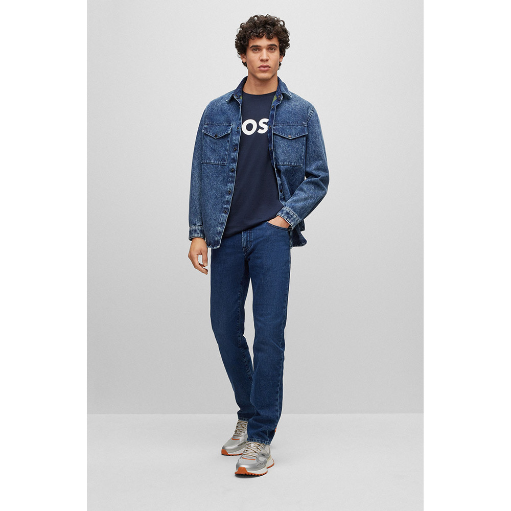 Boss Μπλε T-shirt C Neck - 50481923