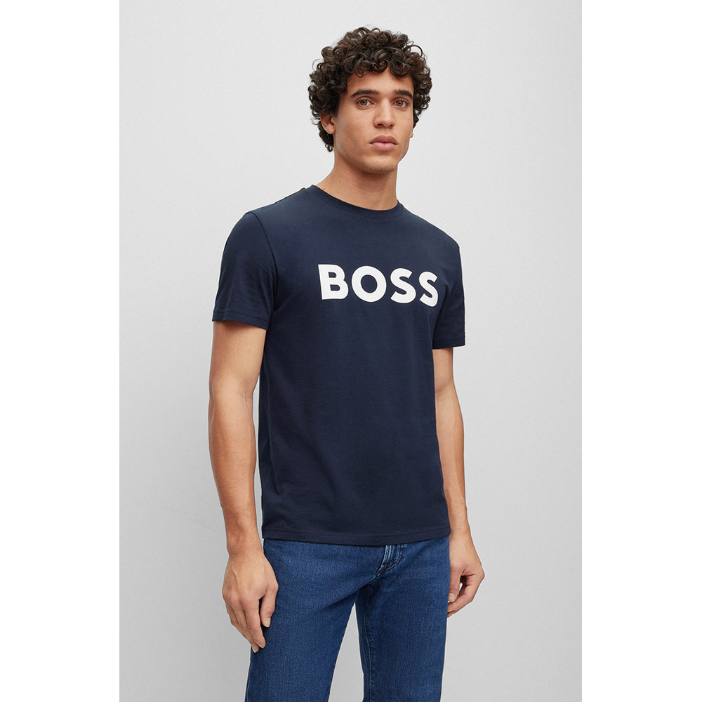 Boss Μπλε T-shirt C Neck - 50481923