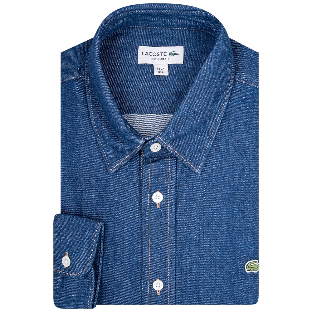Lacoste Μπλε Πουκάμισο Denim - 3CH0197