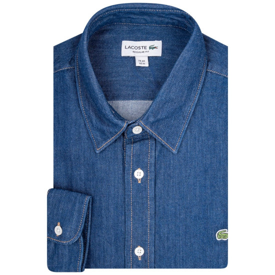 Lacoste Μπλε Πουκάμισο Denim - 3CH0197