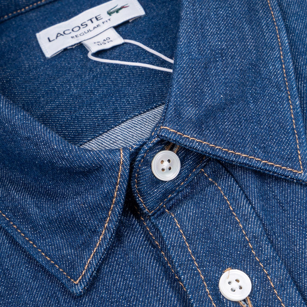 Lacoste Μπλε Πουκάμισο Denim - 3CH0197
