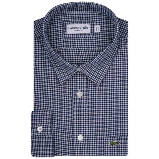 Lacoste Μπλε Καρό Πουκάμισο - 3CH1885
