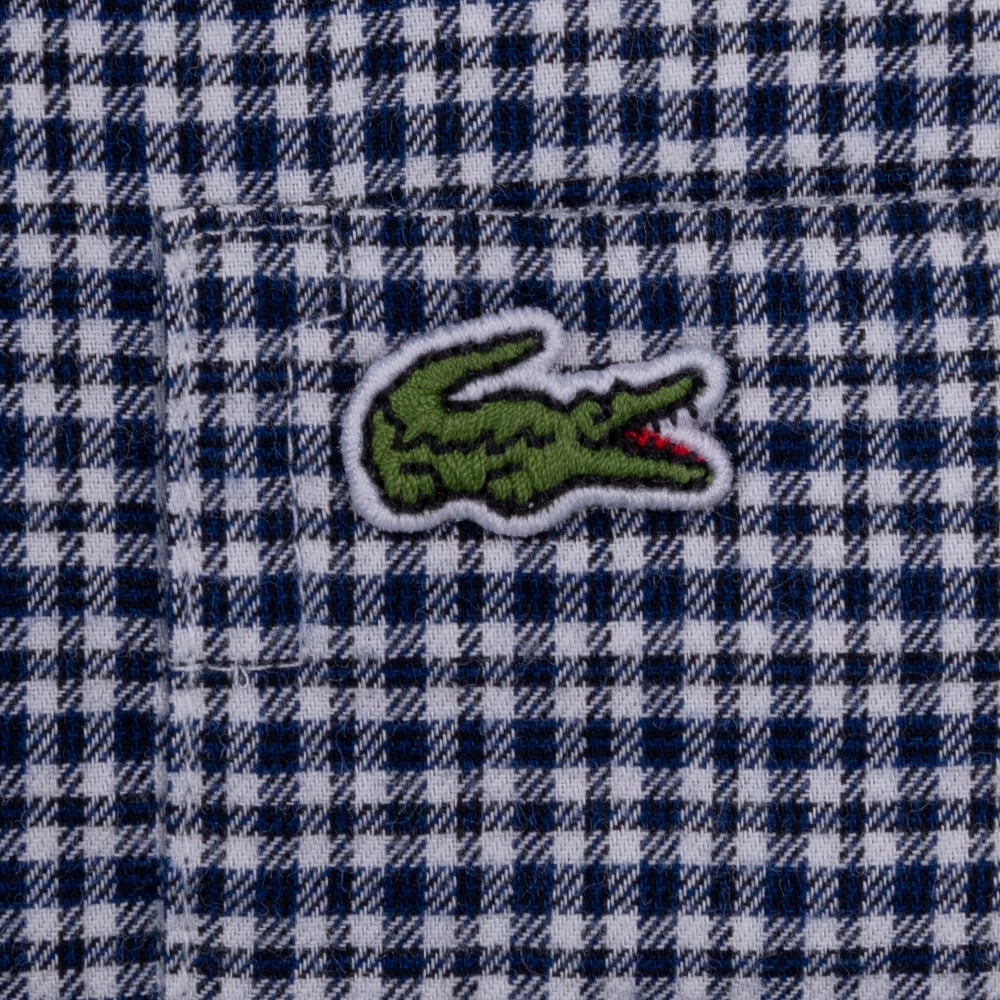 Lacoste Μπλε Καρό Πουκάμισο - 3CH1885